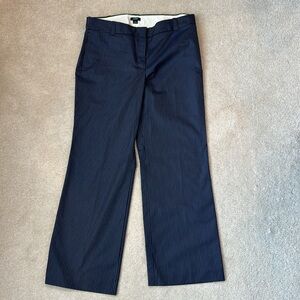 J.Crew Pinstripe Dress Pants - dark navy, size 12